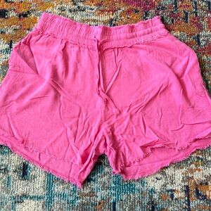 Lamiel Linen type shorts, size L, bubblegum pink, NWT